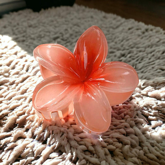 Plumeria Flower Designed Hair Clip