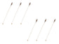 Women's Hat Pin Long Handle Golden Jewelry Retro Hollow Out Pearl Pins