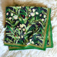 Flower Printed Silk Retro Scarf For Women