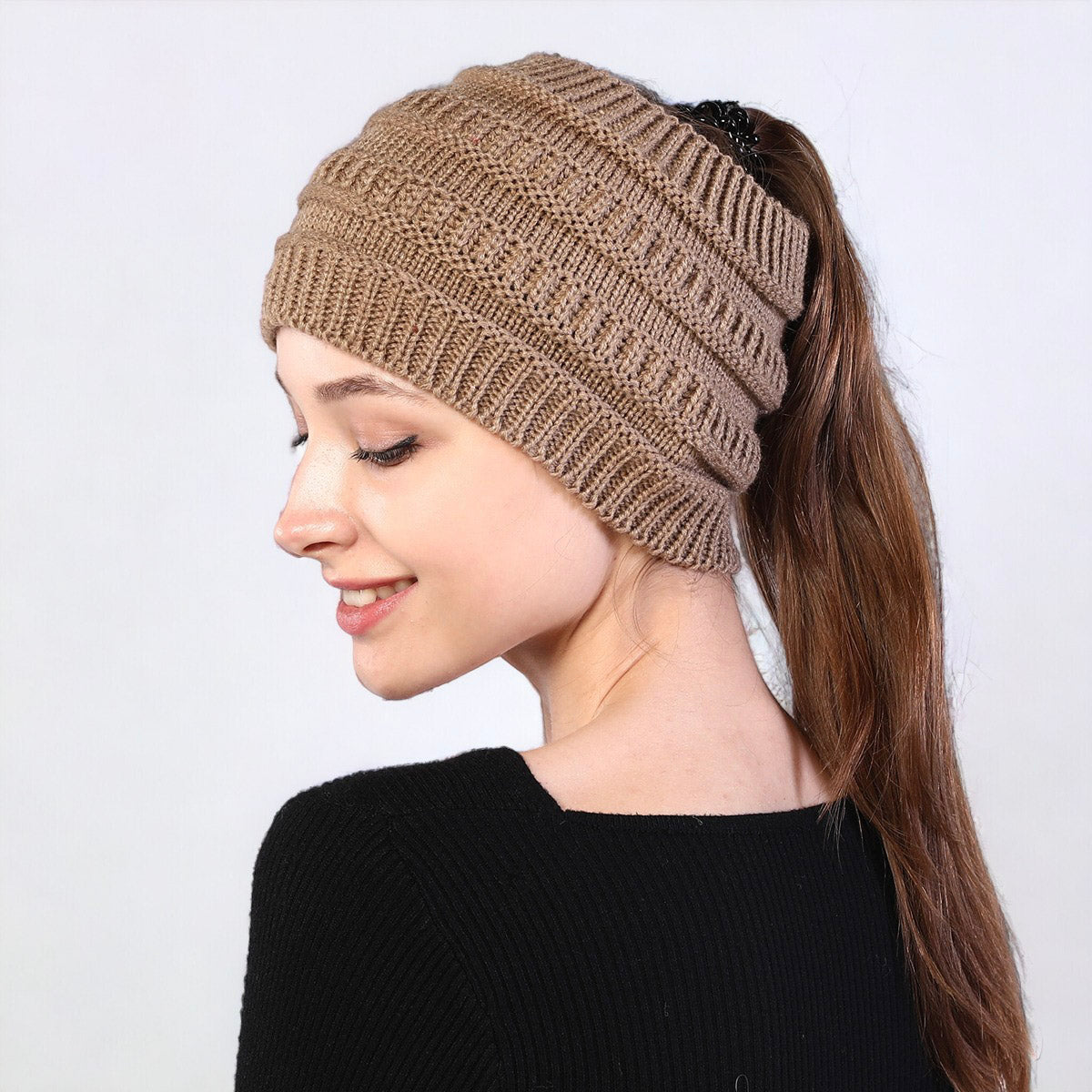 Autumn and Winter Women's Knitted Stretchable Hairband