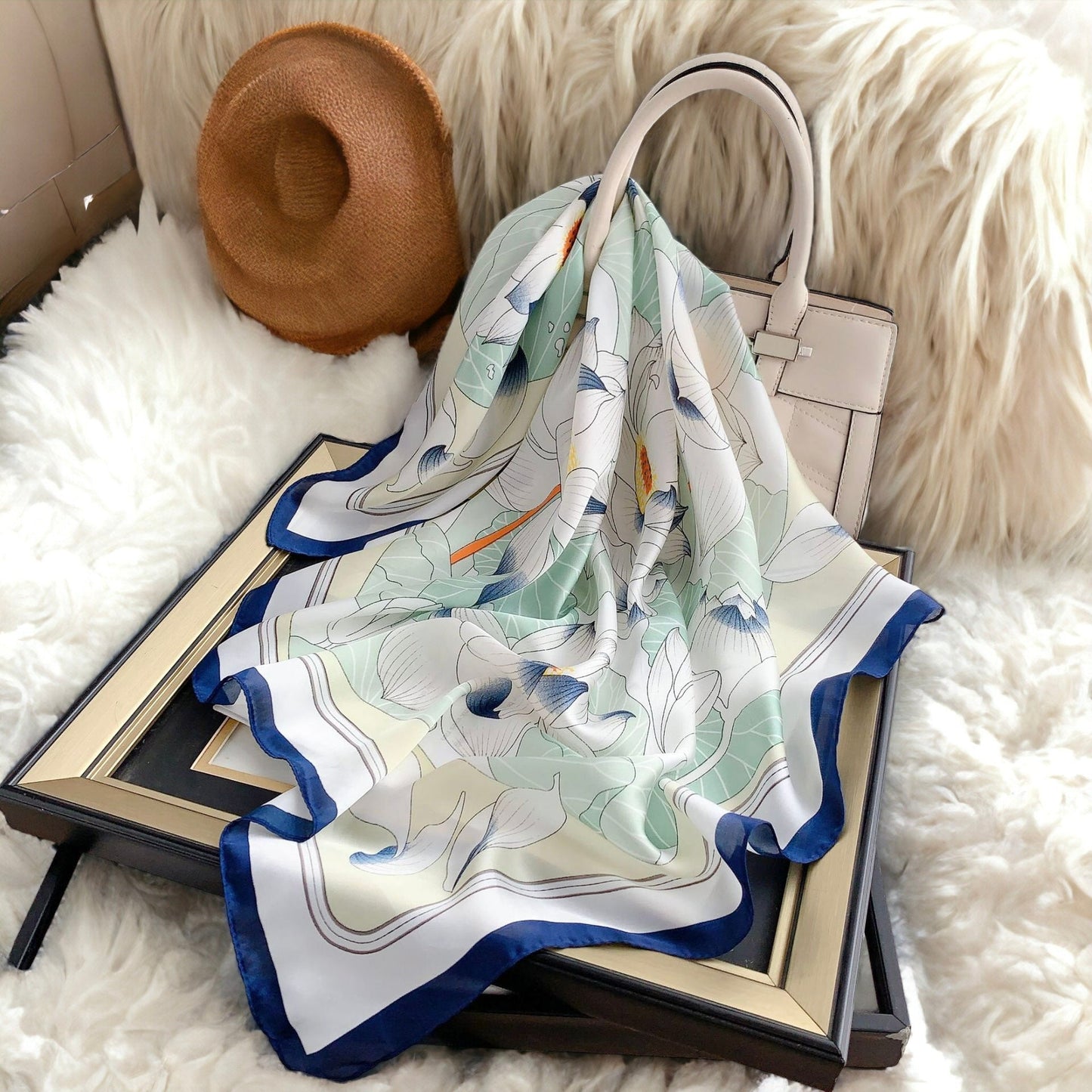 Fashion Simulation Silk Scarf For Women