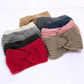 Autumn and Winter Women's Knitted Stretchable Knot Hairband