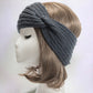 Autumn and Winter Women's Knitted Stretchable Knot Hairband