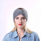 Autumn and Winter Women's Knitted Stretchable Knot Hairband