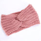 Autumn and Winter Women's Knitted Stretchable Knot Hairband