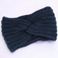 Autumn and Winter Women's Knitted Stretchable Knot Hairband