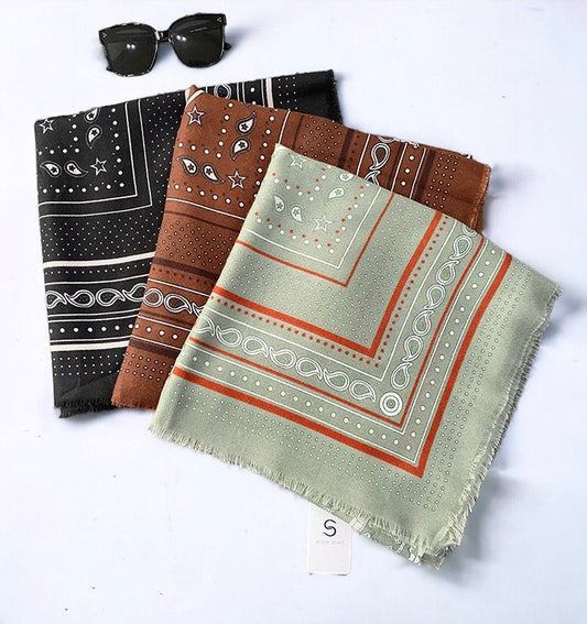 Large Versatile Silk Thin Scarf