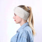 Autumn and Winter Women's Knitted Stretchable Knot Hairband