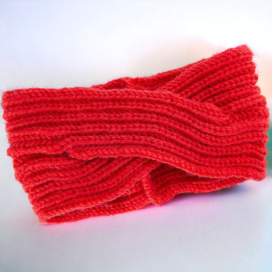 Autumn and Winter Women's Knitted Stretchable Crisscross Hairband