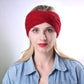 Autumn and Winter Women's Knitted Stretchable Crisscross Hairband