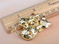 Light Smoked Topaz Kitty Cat Animal Brooch Pin