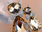 Light Smoked Topaz Kitty Cat Animal Brooch Pin