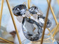 Light Smoked Topaz Kitty Cat Animal Brooch Pin