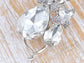 Light Smoked Topaz Kitty Cat Animal Brooch Pin
