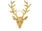 Vintage Retro Deer Antler Stag Moose Elk Head Animal Ring