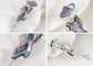 Silver Tone Abalone Shell Elegant Lady Women Dancer Brooch Pin for Wedding Birthday Party