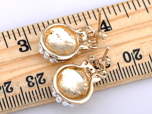 Chubby Emperor Owl Penguin Bird Element Earrings