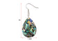 Mosaic Harmony Natural Abalone Shell Handmade Dangle Earrings Shell Jewelry