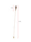 Women's Hat Pin Long Handle Golden Jewelry Retro Hollow Out Pearl Pins