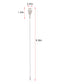 Women's Hat Pin Long Handle Golden Jewelry Retro Hollow Out Pearl Pins