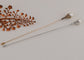 Women's Hat Pin Long Handle Golden Jewelry Retro Hollow Out Pearl Pins