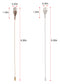 Women's Hat Pin Long Handle Golden Jewelry Retro Hollow Out Pearl Pins