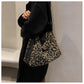 Textured Leopard Print Bag