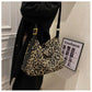 Textured Leopard Print Bag