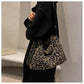 Textured Leopard Print Bag