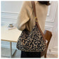 Textured Leopard Print Bag