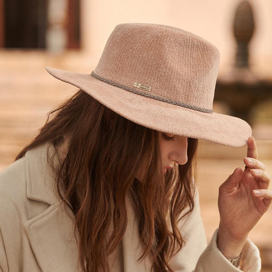 Braided Trim Fedora Hat