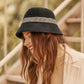 Two Tone Cloche Hat