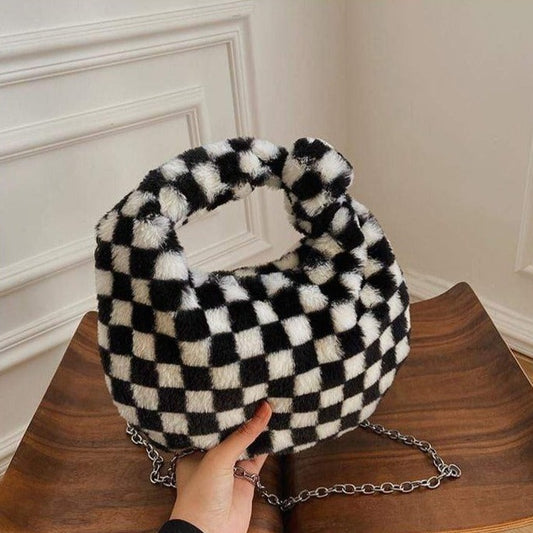 Fluffy Round Hand Bag