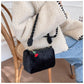 Cherry Zip Fuzzy Bag