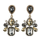 Beautiful Dangle Geometric Shaped Crystals Earrings