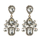 Beautiful Dangle Geometric Shaped Crystals Earrings