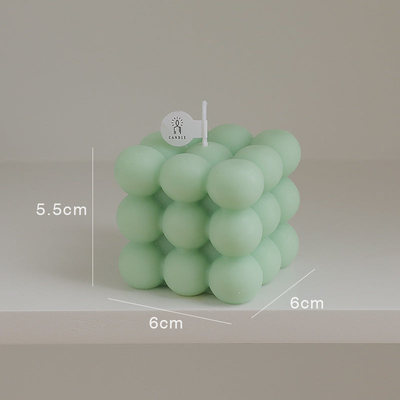 Trendy Bubble Cube Candle