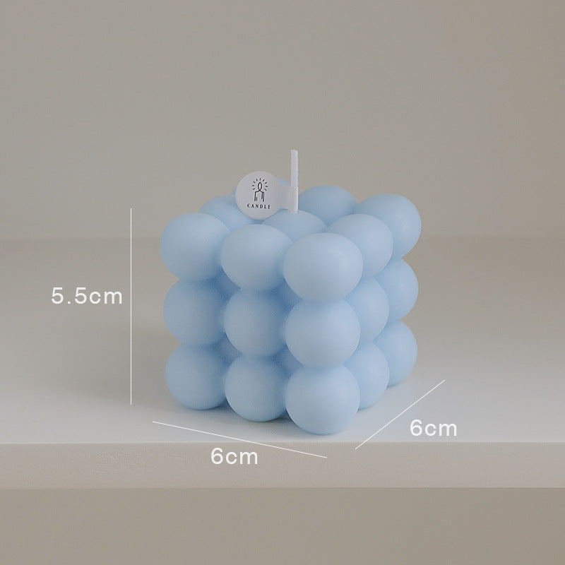 Trendy Bubble Cube Candle