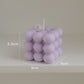 Trendy Bubble Cube Candle