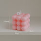 Trendy Bubble Cube Candle