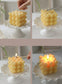 Heart Bubbles Cube Candle