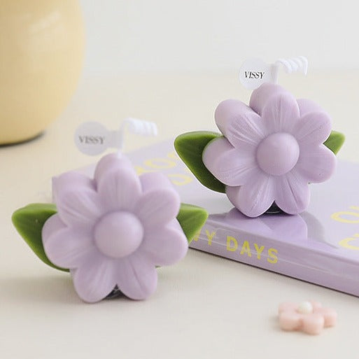 Flower Shaped Pastel Candle