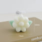 Flower Shaped Pastel Candle