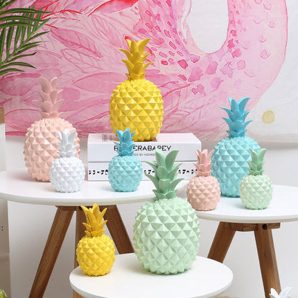 Pastel Colored Pineapple Home Décor