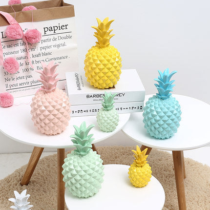 Pastel Colored Pineapple Home Décor