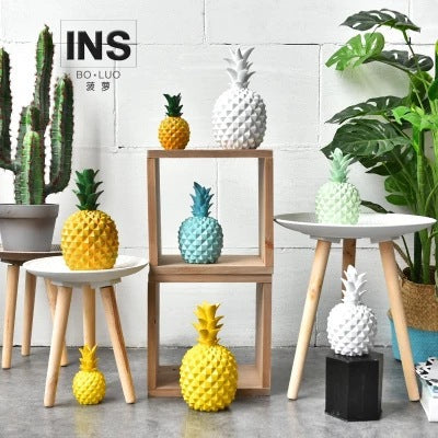 Pastel Colored Pineapple Home Décor