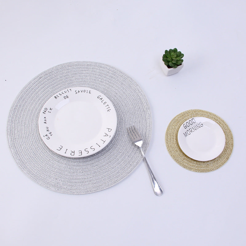 Small Circular Woven Placemat