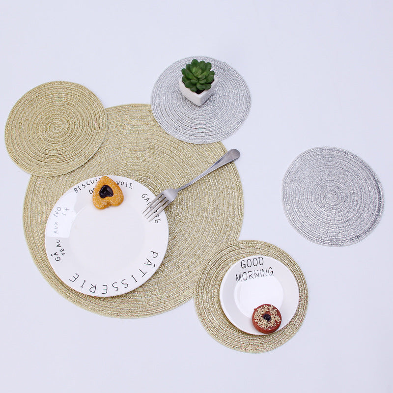 Large Circular Woven Placemat