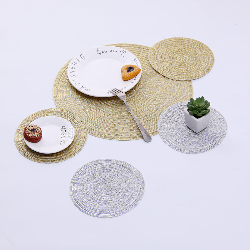 Large Circular Woven Placemat