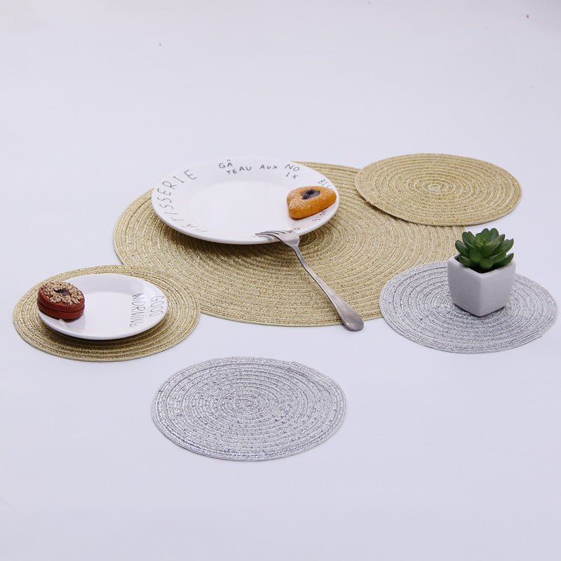 Large Circular Woven Placemat